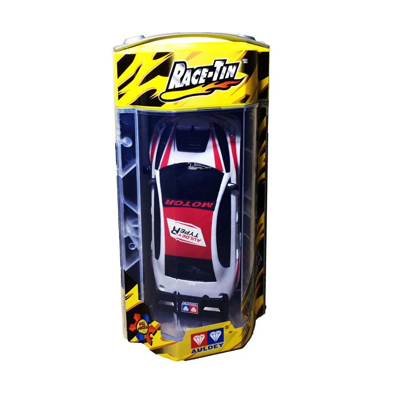 รถแข่งบังคับวิทยุตาเพชร สีขาว 2.4 GHz Diamond Race Tin RC Car (White Saloon)