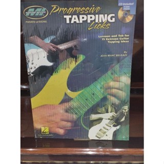 PROGRESSIVE TAPPING LICKS W/CD (MI-HAL) 073999957488