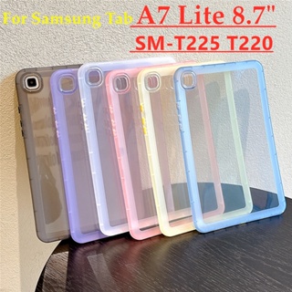 Ultra Thin Transparent Case For Tablet Samsung Galaxy Tab A7 Lite 8.7" T225 T220 Soft Silicone Cover For Tab A7Lite SM-T225 T220