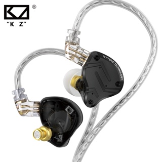 Kz ZS10 PRO X ชุดหูฟังไฮบริด มีสาย เทคโนโลยีหูฟังมอนิเตอร์ เอียร์บัด HIFI เบสเพลง หูฟัง HD ไมโครโฟน คุณภาพเสียงบริสุทธิ์