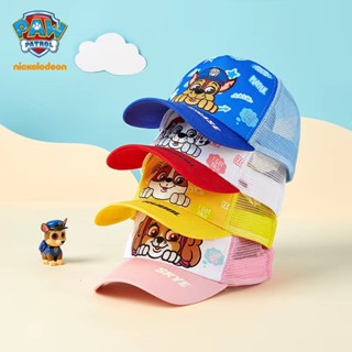 paw patrol หมวกตาข่าย ลายการ์ตูน ป้องกันแดด สําหรับเด็ก หมวกแก๊ป หมวกเด็ก