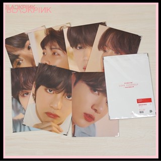 [BTS] โปสการ์ดกระดาษ ลายศิลปินเกาหลี BTS Members Love Yourself 1 ชิ้น