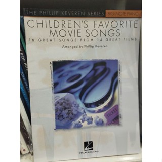 CHILDREN FAVORITE MOVIE SONGS BIG NOTE PIANO (HAL)073999108385