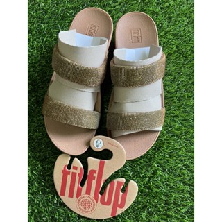 Fitflop Lottie Glitzy Slide Artisan Gold