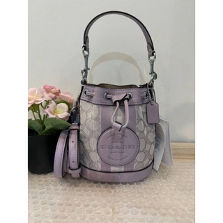 👜💗💜น้องน่ารัก ใบสีม่วงคร้า ละมุนมากกก
💜💜NEW COACH  Mini Dempsey Bucket