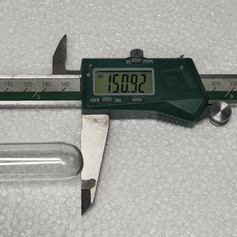 หลอดทดลองทนไฟ Pyrex test tube 9820 ขนาด 20×150, 20×170, 15×125, 15×150mm - รูปที่ 3