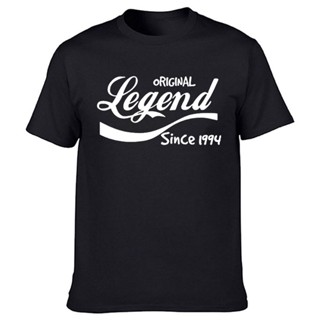 เสื้อแขนสั้น เสื้อยืดไม่ต้องรีด เสื้อยืดผ้าฝ้าย พิมพ์ลาย Legend Since 1994 แฟชั่น สําหรับผู้ชาย