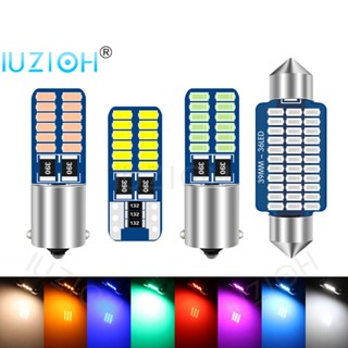 IUZIOH T10 LED Bulb Festoon 31MM 36MM 39MM 41MM BA9S C3W C5W C10W 194 168 W5W Dome Reading Light Clearance Car Interior Turn Signal Parking Lamp T4w