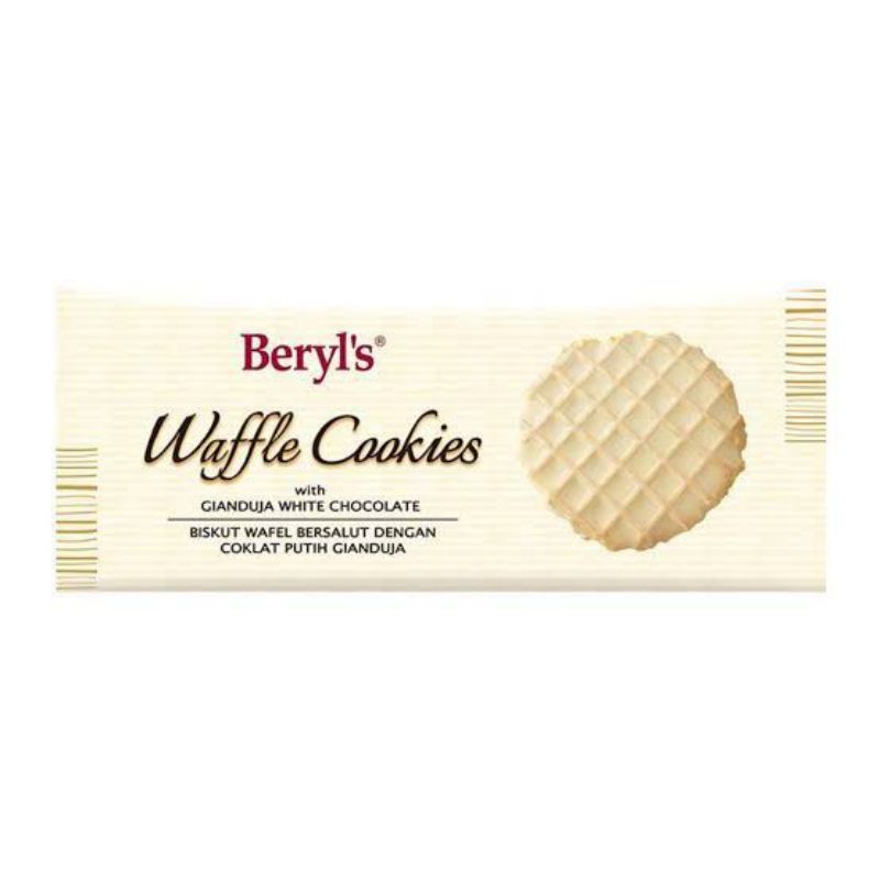 Beryl's Waffle Cookies Coated With Gianduja White Chocolate (80g)