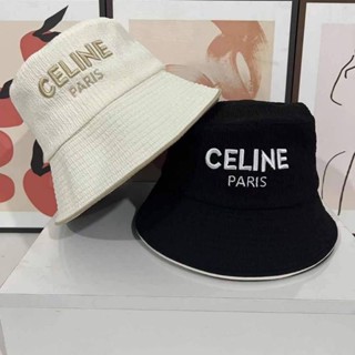 👑พร้อมส่ง👑หมวกบัคเก็ต Celine  หน้าร้อนแล้ว งานหมวกต้องเข้า สายคาเฟ่ต้องจัด