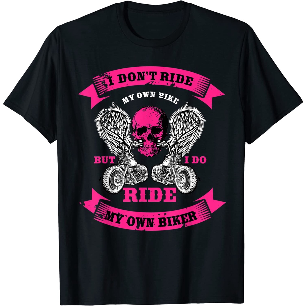 BIKER Gear ของขวัญมอเตอร์ไซค์ BIKER Chick I Ride My BIKER T-Shirt