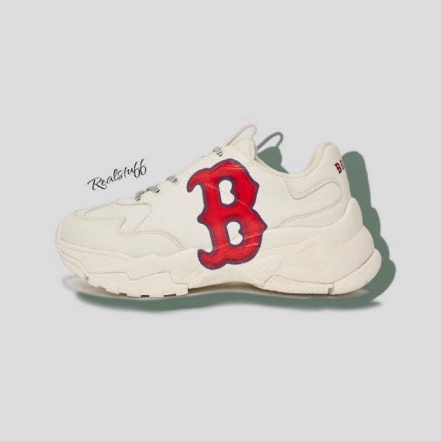 (ของแท้100%) รองเท้า MLB Bigball Chunky A Classic Boston Redsox logo B  พร้อมส่ง