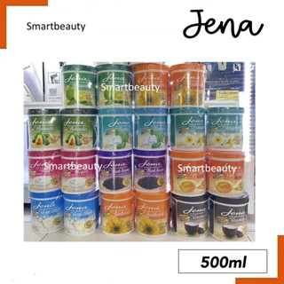 ผมนุ่มมาก! ครีมหมักผม Jena hair treatment wax จีน่า แพ็คคู่ มี 10 สูตร 500g ทรีทเม้นท์แว็กซ์ หมักเร็ว 5 นาที