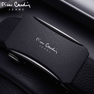 🔥 โปรโมชั่นใหญ่ 🔥Pierre Cardin Men s Automatic Buckle Belt Men s Genuine Leather Trendy Belt Cowhide Fashion Belt หนัง