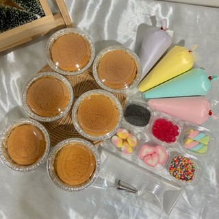 Cupcake DIY Set Jumbo คัพเค้กแต่งหน้าเอง