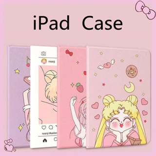 【🔥พร้อมส่ง!🔥】For เคสiPad Sailor Moon Cute Gen9 10.2 Gen7 2019 Gen8 เคสไอแพด 2019Air3,10.5, Case mini1/2/3/4/5