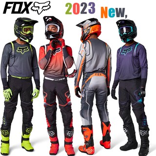 ใหม่ FOX กางเกงออฟโร้ด 360 องศา และเสื้อกีฬา 4 สี สําหรับรถวิบาก ATV MX 2023 ไซซ์ S-XXXL