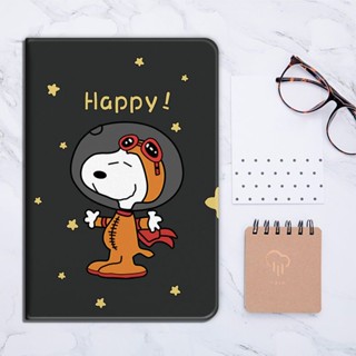 happy snoopy เคสไอแพด air 4 5 mini 1 2 3 4 5 6 เคส iPad pro 11 inch 2022 case gen 7 8 9 gen 10 cover with pen slot