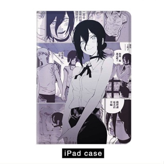 chainsaw man Sai Lei เคสไอแพด pro11 2022 mini1/2/3/4/5/6 air 4 5 เคส ipad gen 7 8 9 gen10 tri-fold case pen slot