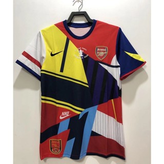 Gao Pin 2014 เสื้อยืด ลายฟุตบอล Arsenal ครบรอบ 20 ปี สไตล์เรโทร