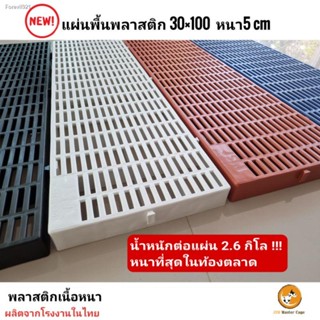 พร้อมสต็อก new พื้นพลาสติก ขนาดใหม่ หนา 5 เซน(30x100x5cm) แสลท ปูพื้น วางของ ปูกรงสัตว์เลี้ยง ชั้นวางตันไม้ โรงเรือน