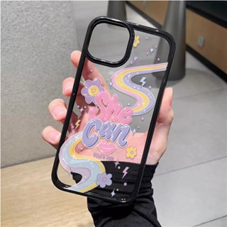 เคสอะคริลิคใส แบบแข็ง แฟชั่น สําหรับ iphone 14promax 11 13 12 7Plus 8 X XS Max