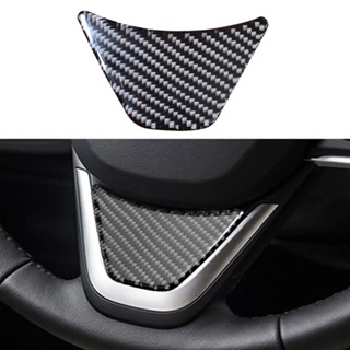 Carbon Fiber Car Steering Wheel Trim Sticker Cover Interior Accessorie For BMW 2 Series F45 F46 X1 F48 M Stripe Logo 3D Decor