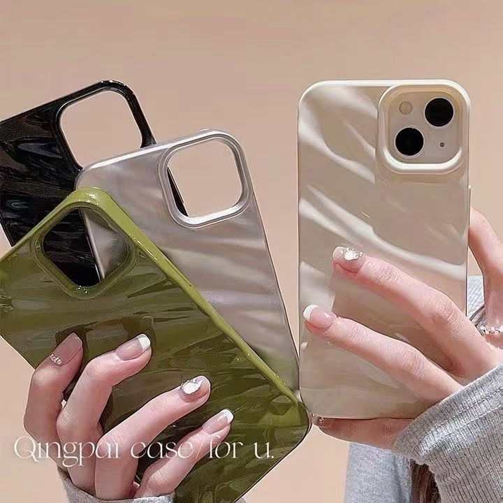 เคสโทรศัพท์มือถือ แบบนิ่ม สีพื้น หรูหรา สําหรับ iPhone 14 13 Pro 11 12 Pro Max 14Plus