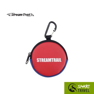 STREAM TRAIL SD COIN CASE III กระเป๋าใส่เศษเหรียญทรงกลม สี CHILLI-AZURE