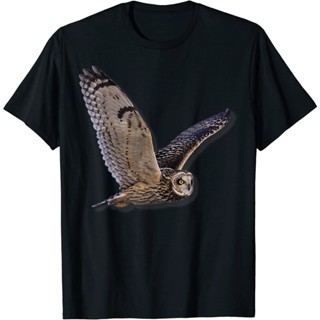 นกฮูกที่สวยงาม Raptor เที่ยวบินนกเหยื่อ birding birder T-Shirt