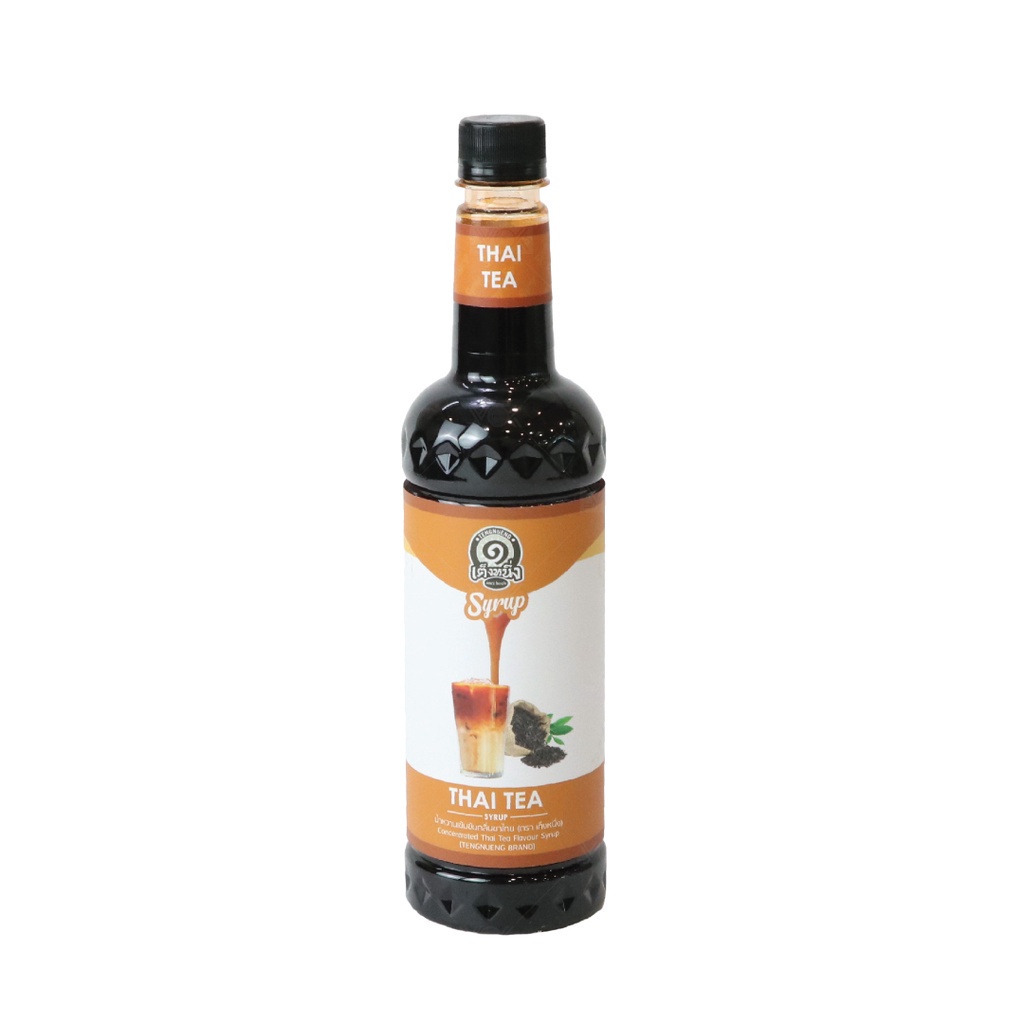 เต็งหนึ่ง ไซรัปเข้มข้น   กลิ่นชาไทย  780ml.  หยกออนไลน์