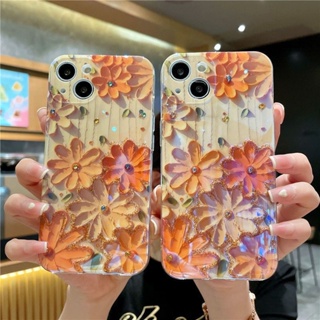 ins style Oil painting daisy Phone Case compatible for iPhone11 11ProMax 13 13Pro 13ProMax Soft XS X XR 12 12Pro 12ProMax 14 14Pro 14ProMax