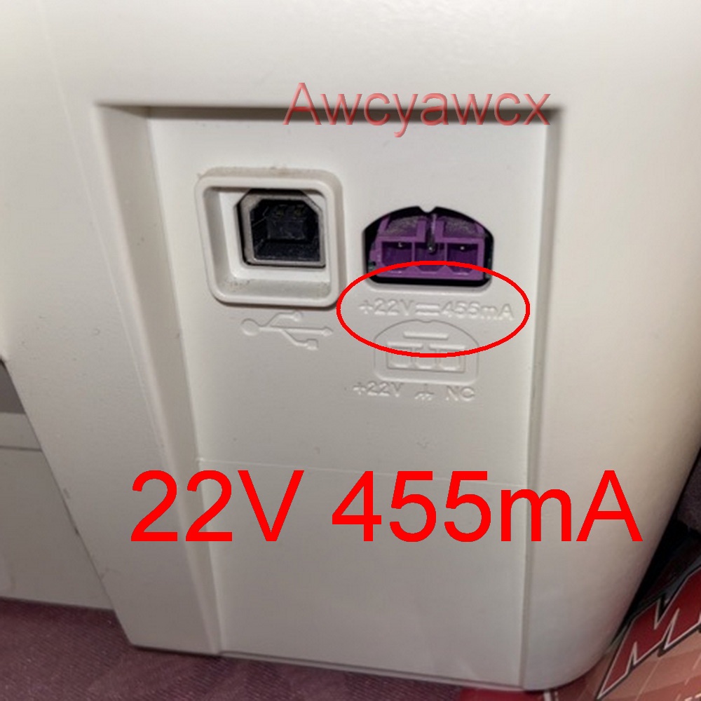 อะแดปเตอร์ชาร์จ 22V 455mA สําหรับเครื่องพิมพ์ HP DeskJet 1010 1510 1518 2548 1018 2648 1515 2545 2645 0957-2385 0957- 2403 (DL1) 10W และสายเคเบิล US