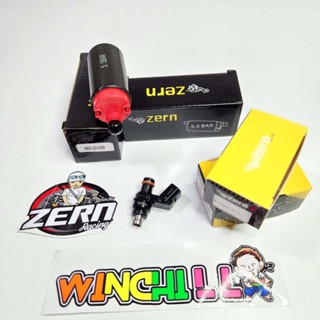 ZERN ปั๊มติ๊ก 5.5 บาร์ + หัวฉีด 6รูJ 125ซีซี WAVE125i NEW แถมสติ๊กเกอร์ZERN