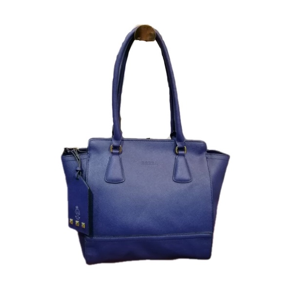 BRERA​ BAG​ กระเป๋าถือสะพายไหล่ได้สีน้ำเงิน