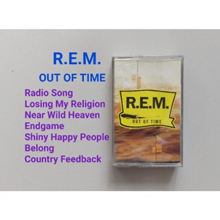 □มือ2 REM เทปเพลง □อัลบั้ม OUT OF TIME ( ลิขสิทธิ์แท้)(แนว Alternative Rock).
□ม้วน USA