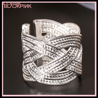 &lt;Wholesale&gt;_Womens 925 Sterling Silver Claw Ring Woven Mesh Style Jewelry Gift US 8