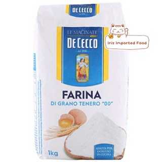 ดีเชคโค แป้งสาลีดูรัม De Cecco Semolina Durum Flour Farina De Grano Terero No.00 1kg.