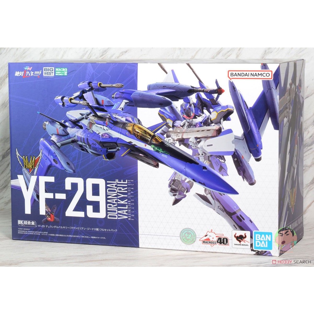 Bandai DX Chogokin YF-29 Durandal Valkyrie (Maximilian Jenius Custom) โมเดลสมบูรณ์