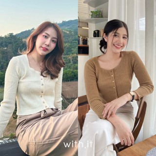 with.it.store - TPW6070 เสื้อคาดิแกนจี