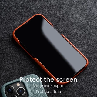 Melkco เคสหนังพรีเมี่ยมสําหรับ iPhone 14 Pro Max 15 Plus 16 Pro แม่เหล็กหรูหราแฟชั่นธุรกิจหนังวัวธรรมชาติฝาครอบโทรศัพท์
