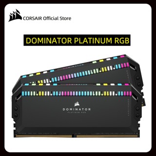 Corsair ddr5 R Ram DOMINATOR®  Platinum R First Edition แรมหน่วยความจํา 16 DDR5 DRAM 5600MHz สีดํา สําหรับคอมพิวเตอร์ตั้งโต๊ะ 2 ชิ้น NJTJ