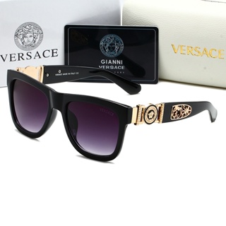 Versace แว่นตากันแดดแฟชั่น กรอบขนาดใหญ่ กัน UV สําหรับผู้ชาย และผู้หญิง 8369 2023