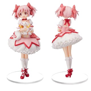 แท้ โมเดลฟิกเกอร์ อนิเมะ Kaname Madoka Miki Sayaka Kawaii Girl ของเล่น ของสะสม สําหรับเด็ก