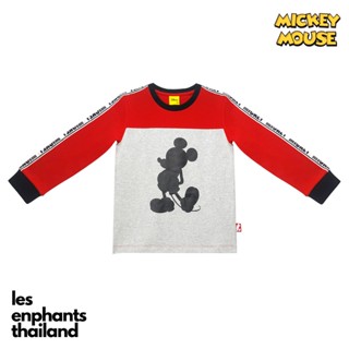 Mickey Mouse by เลซองฟอง 1W19I02 ( ) เสื้อคอกลมแขนยาวเด็กชายลิขสิทธิ์ห้าง