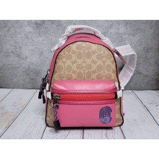 งานShop ถุงผ้าครบ
Coach Campus Backpack 23 In Signature Canvas With Coach Patch​