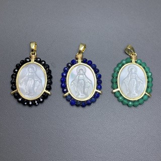มาใหม่ จี้ลูกปัดเปลือกหอยธรรมชาติ สีขาว สําหรับผู้หญิง