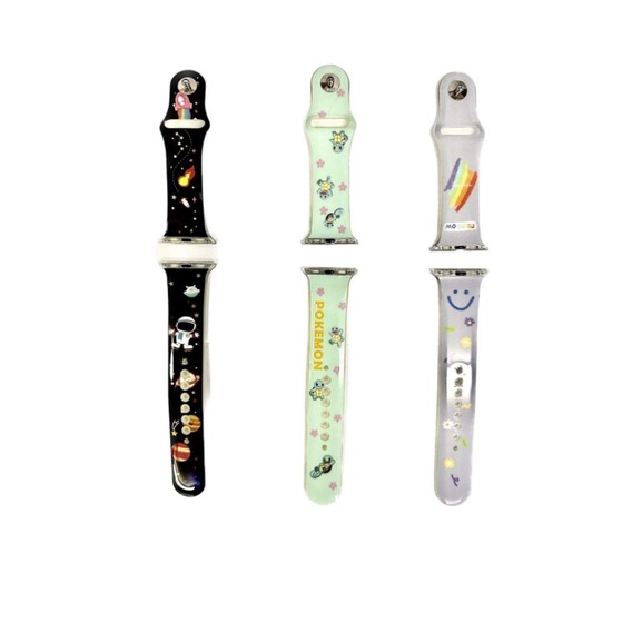 สายนาฬิกาแอปเปิ้ลวอช applewatch ลายการ์ตูนน่ารัก สำหรับWatch SE/6/5/4/3/2/1 ขนาด 38/40