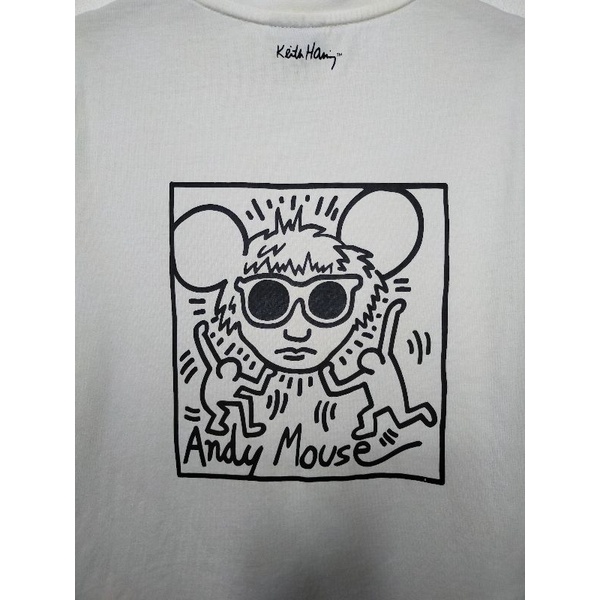 เสื้อยืด มือสอง งานแบรนด์ Keith Haring อก 40 ยาว 27