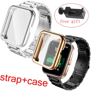 Maimo สายนาฬิกาข้อมือสมาร์ทวอทช์ สายสแตนเลส maimo Smart Watch 2.5D HD Watch Case